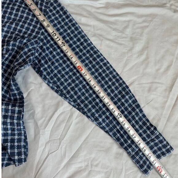 Robert Graham Navy/White Gingham, Long Sleeve, Classic Fit, Button Down - L - Picture 8 of 8
